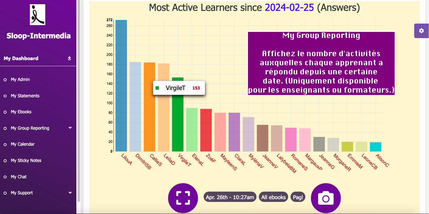 M my group reporting3