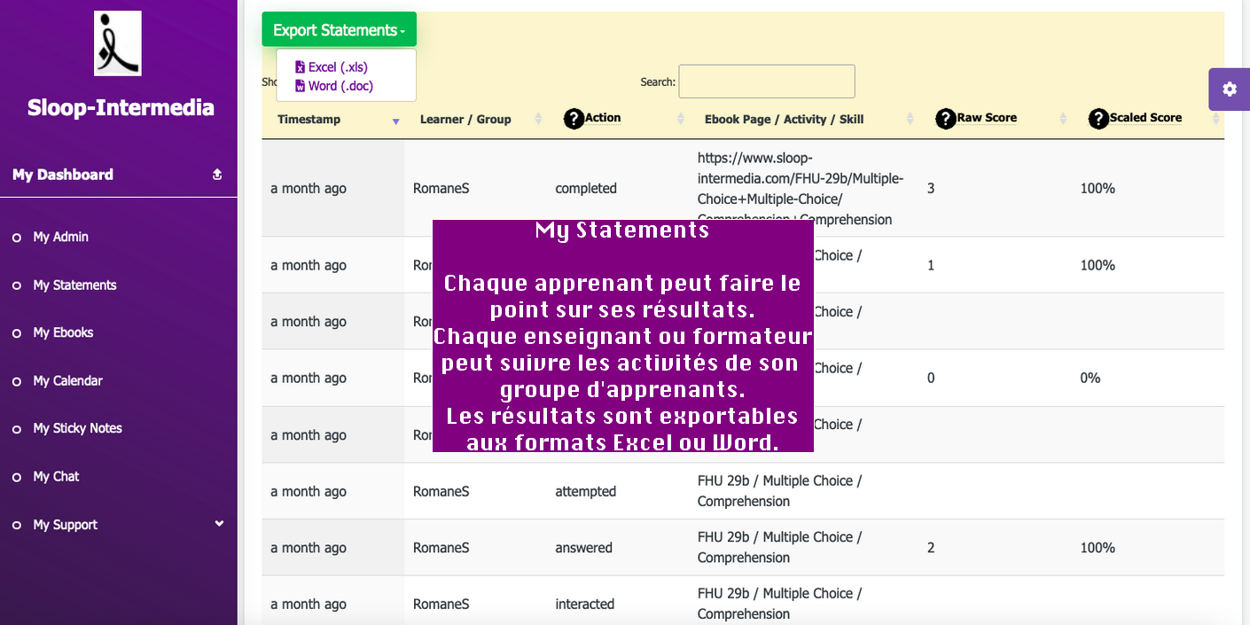 A my statements1